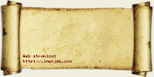 Omilj Stamenić vizit kartica